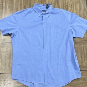Van Heusen Light Blue Casual Button Down Shirt